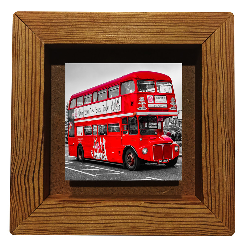 تابلو کاشی مدل اتوبوس لندن p165