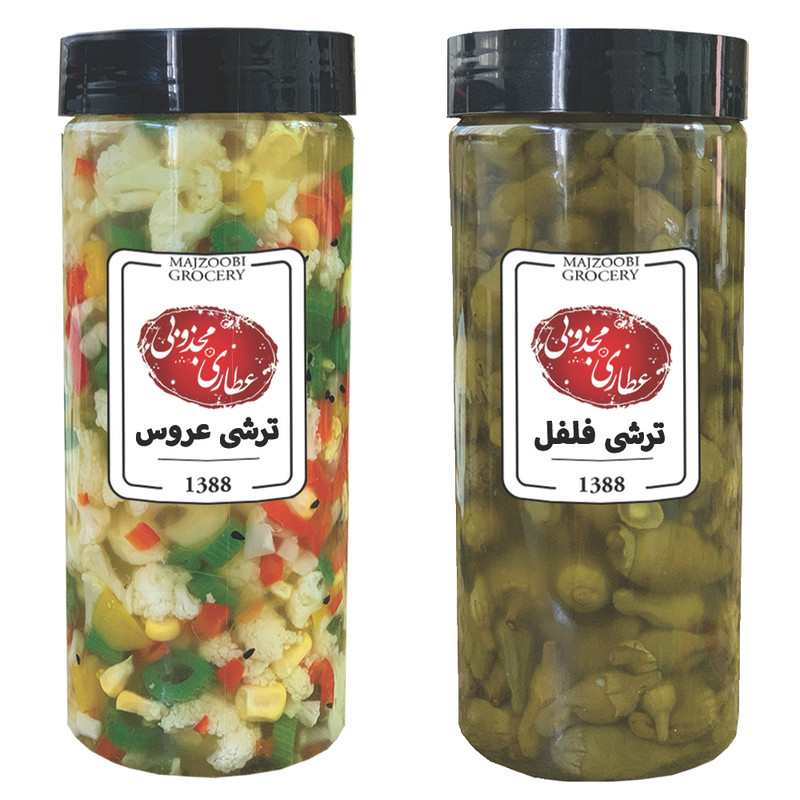 ترشی فلفل و ترشی عروس مجذوبی - 1500 گرم
