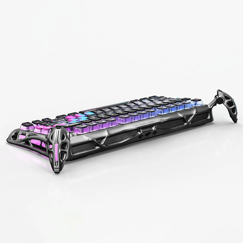 کیبورد مخصوص بازی گراوا استار مدل  Mercury K1 Pro Cyberpunk