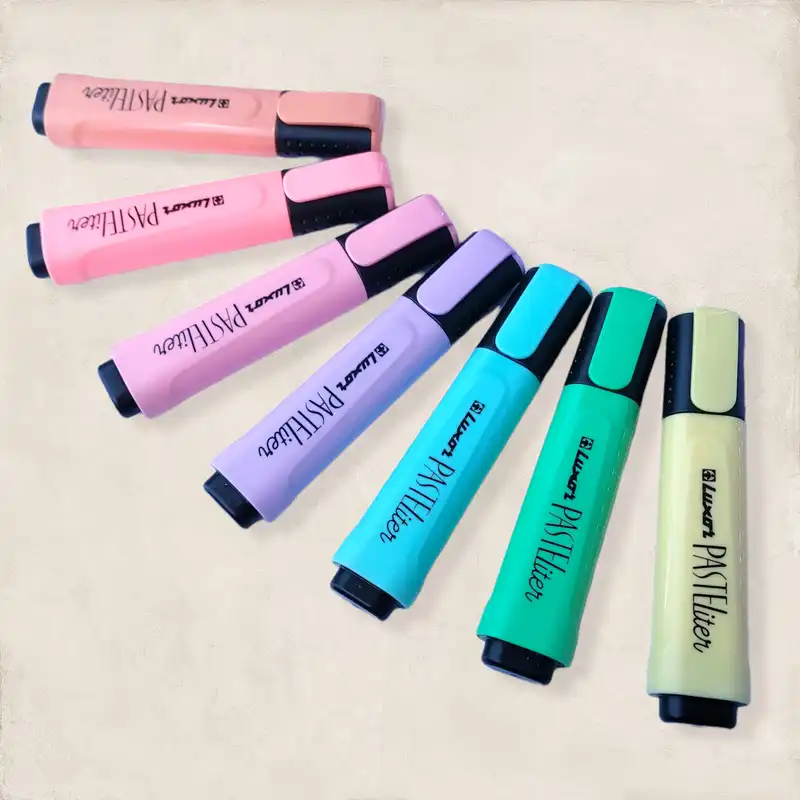 ماژیک علامت گذار لاکسر مدل پاستل سریز بسته 7 عددی