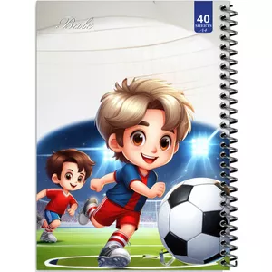 دفتر نقاشی 40 برگ انتشارات بله طرح پسرانه فوتبال کد A4-K649