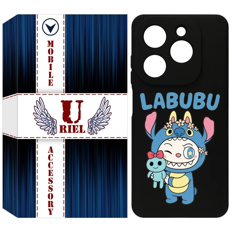 کاور یوریل مدل KSH کد 112 طرح عروسک لبوبو مناسب برای گوشی موبایل تکنو Spark 20 / Spark Go 2024