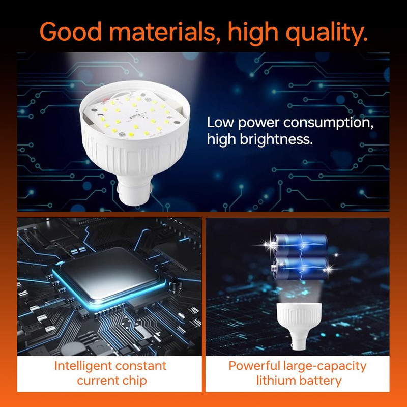 چراغ آویز چادر بیوا  مدل LED02 با نور مهتابی