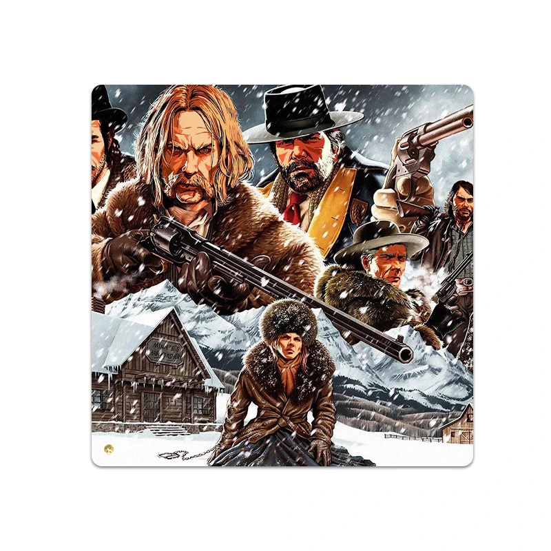 ماوس پد هومرو مدل NX446 طرح بازی Red Dead Redemption سایز 40x40 سانتی‌متر