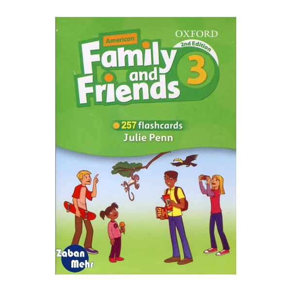فلش کارت American Family and Friends 3 انتشارات زبان مهر