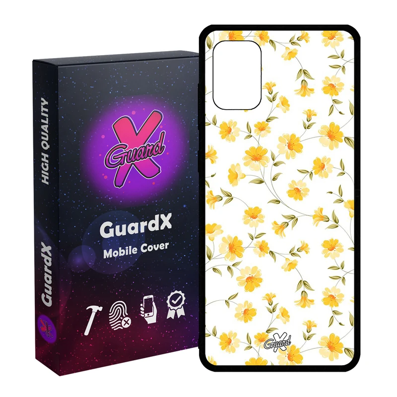 کاور گارد ایکس طرح گل مدل Glass10415 مناسب برای گوشی موبایل سامسونگ Galaxy A31
