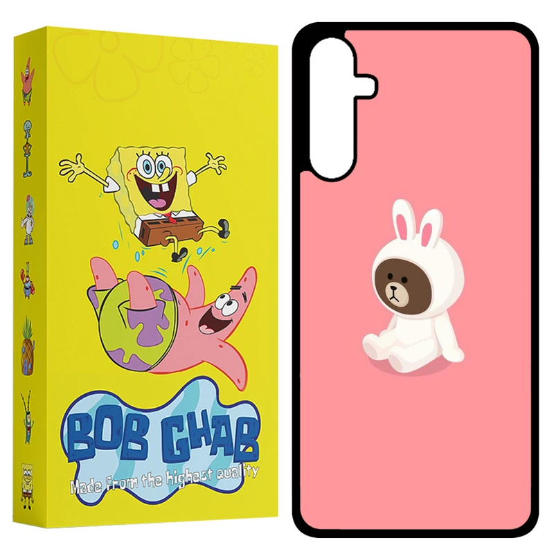  کاور باب قاب طرح خرسی مدل BCPA34 مناسب برای گوشی موبایل سامسونگ Galaxy A34 5G