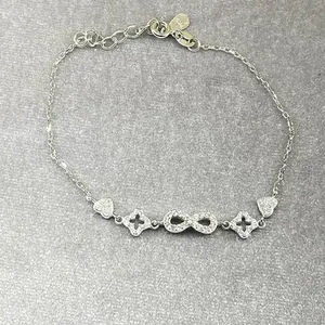 دستبند نقره زنانه مدل بینهایت کد 1702