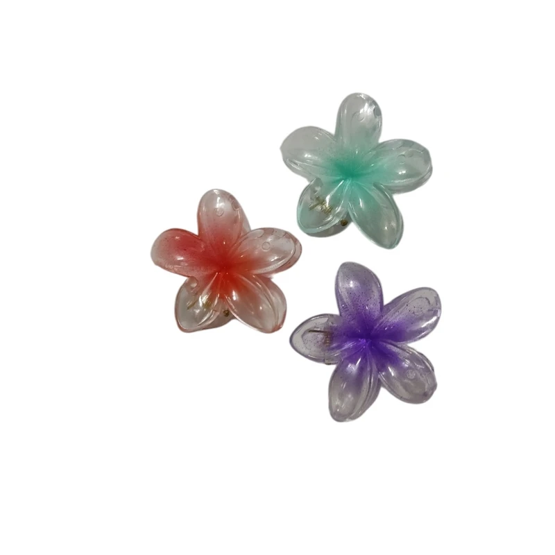 کلیپس مو زنانه مدل گل بسته 3 عددی