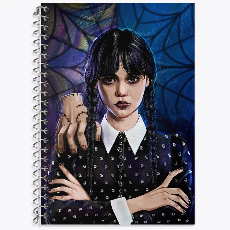 دفتر لغت 50 برگ خندالو طرح ونزدی (Wednesday) کد F2462