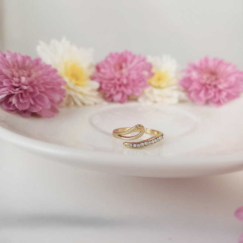 انگشتر دخترانه کد AE36