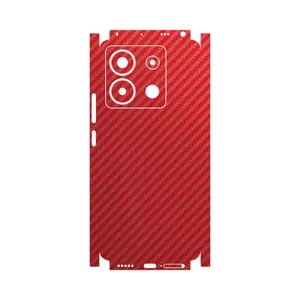 MAHOOT Red-Fiber-FullSkin Cover Sticker for Xiaomi Redmi Note 13 Pro 5G
