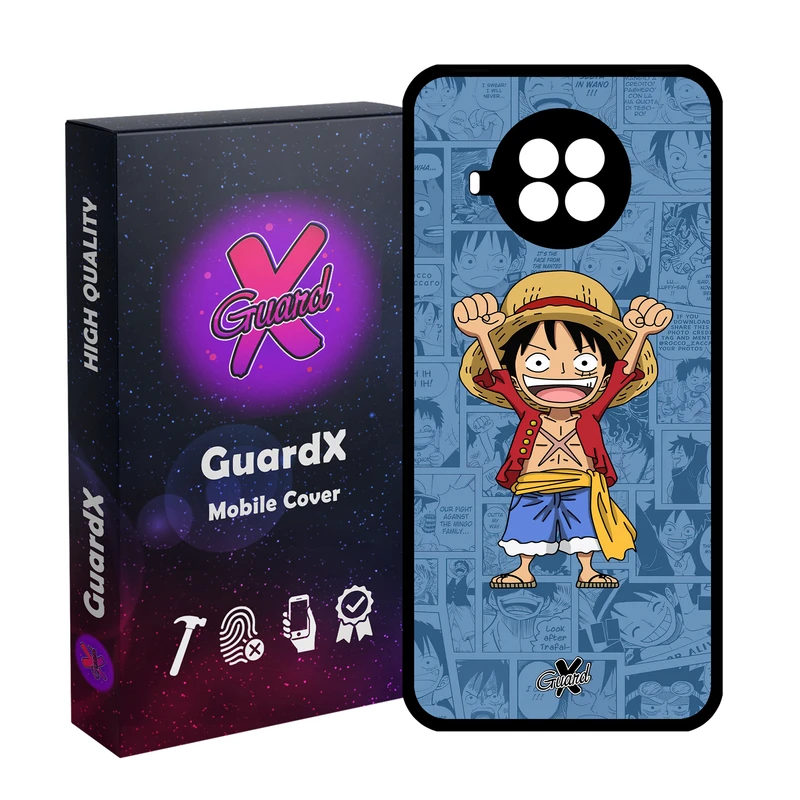 کاور گارد ایکس طرح One Piece Luffy Anime مدل Glass10464 مناسب برای گوشی موبایل شیائومی  MI 10T Lite/Redmi Note 9 Pro 5G/10I 5G