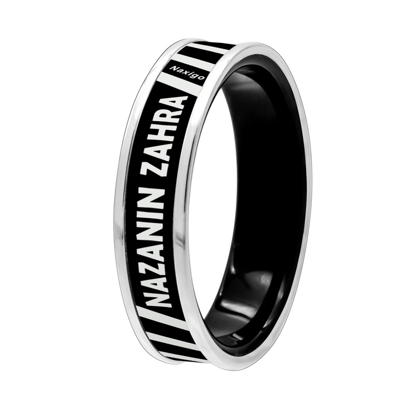 انگشتر ناکسیگو مدل شب تاب طرح نازنین زهرا کد RB15808 انگشتر ناکسیگو مدل شب تاب طرح نازنین زهرا کد RB15808