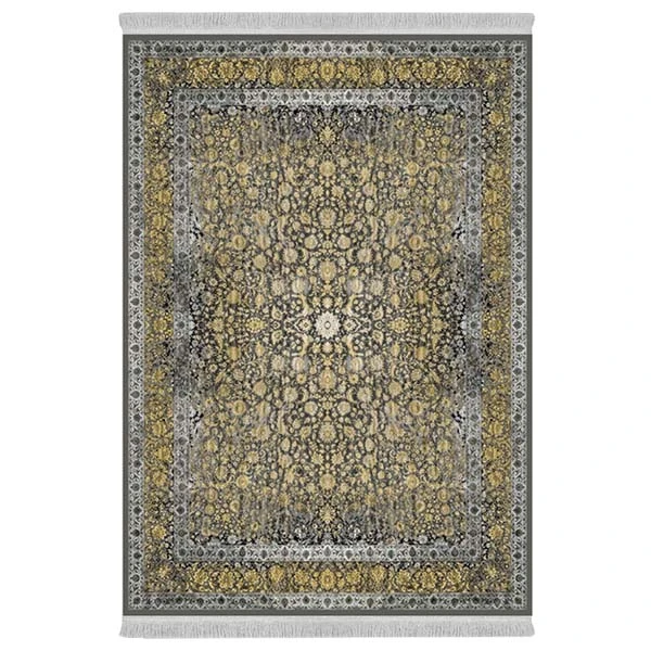 فرش پارچه‌ای دفه مدل فرشینه هازان مخمل طرح فانتزی کد 3034