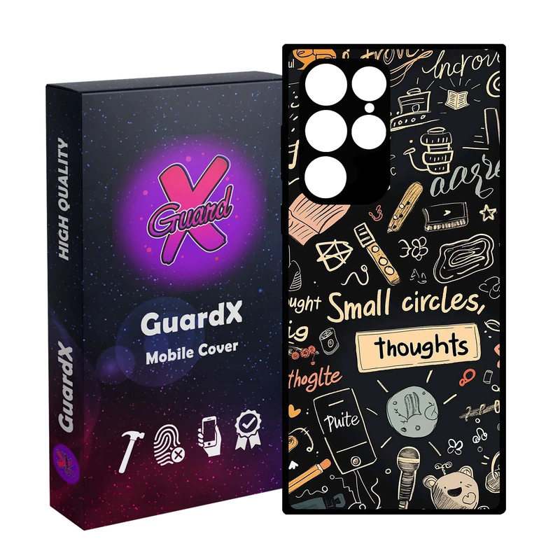 کاور گارد ایکس طرح درس مدل  Glass10777 مناسب برای گوشی موبایل سامسونگ Galaxy S23 Ultra