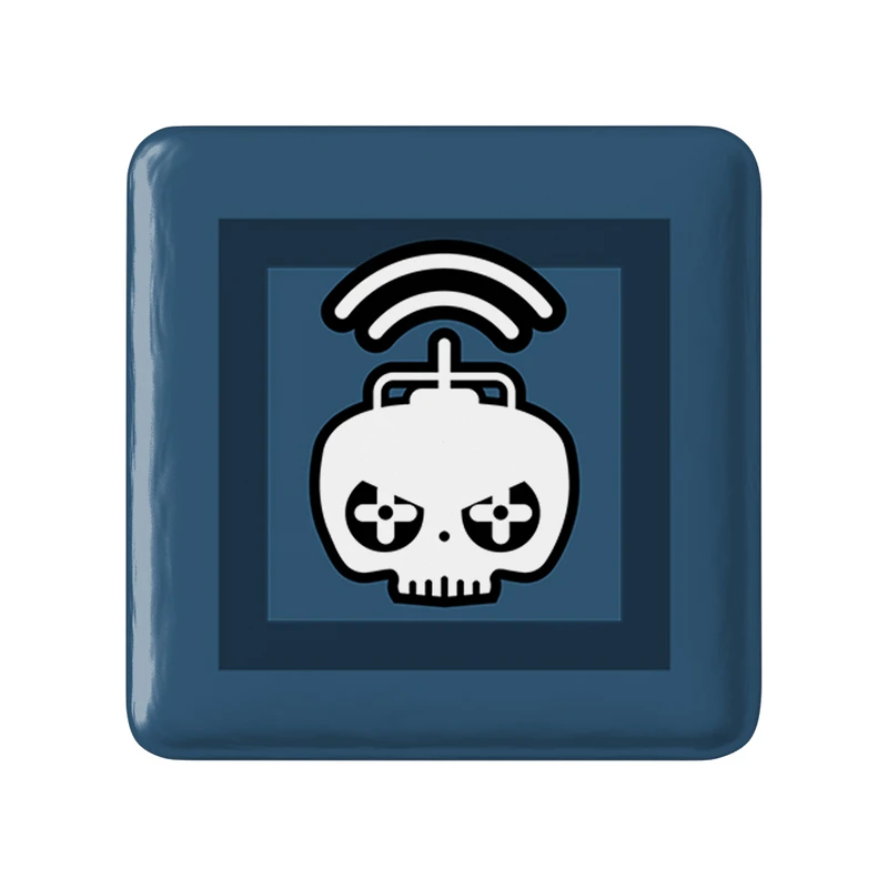 پیکسل خندالو طرح twitch  بازی رینبو سیکس سیج  مدل مربعی کد 30378