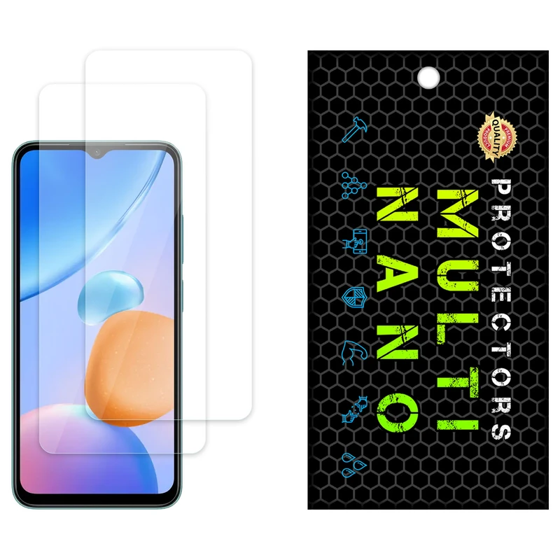 محافظ صفحه نمایش شفاف مولتی نانو مدل X-S2N مناسب برای گوشی موبایل شیائومی Redmi 10 5G بسته دو عددی