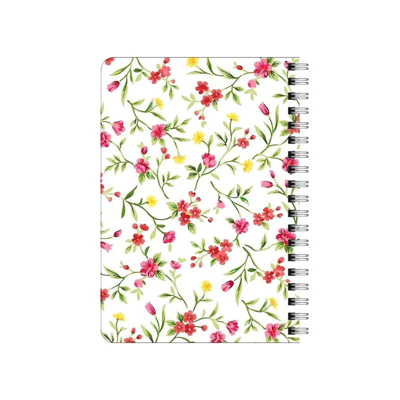 دفترچه یادداشت بامبیلیپ مدل چوبی طرح گل گلی کد 6882376