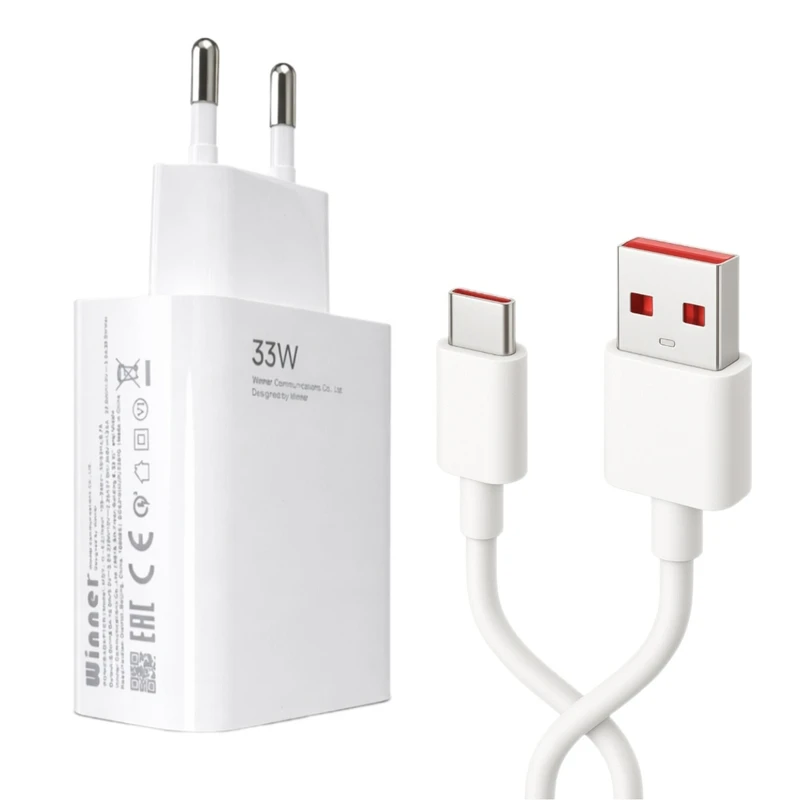 شارژر دیواری 33 وات وینر مدل Note-13 به همراه کابل USB-C