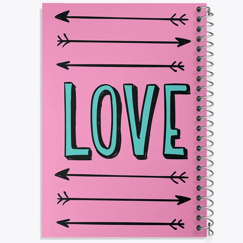 دفتر لیست خرید 50 برگ خندالو طرح Love کد N311