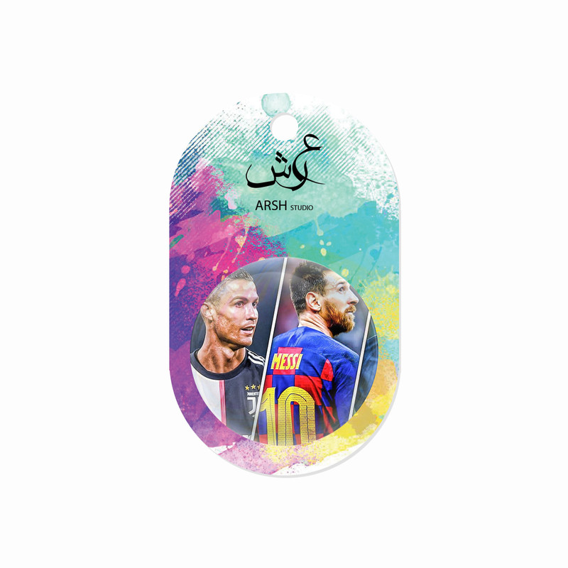 مگنت عرش طرح ورزشی رونالدو و مسی کد Asm4628