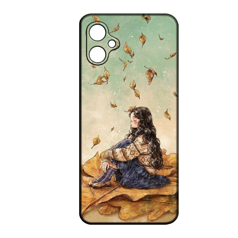 کاور طرح دخترانه کد 066 مناسب برای گوشی موبایل سامسونگ Galaxy A06  