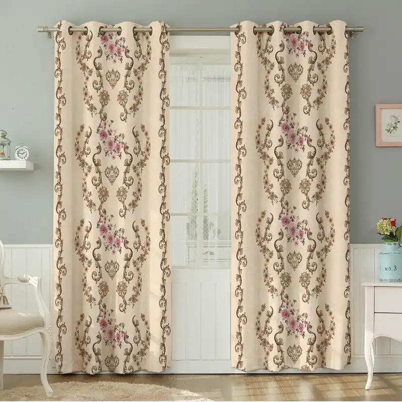 پرده نیروانا طرح مدرن  مدل مخمل کد 9000 سایز 140×280 سانتی متر