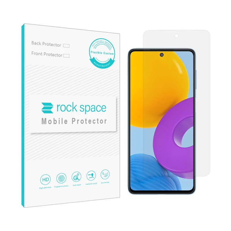 محافظ صفحه نمایش شفاف راک اسپیس مدلHyGEL  مناسب برای گوشی موبایل سامسونگ Galaxy M52