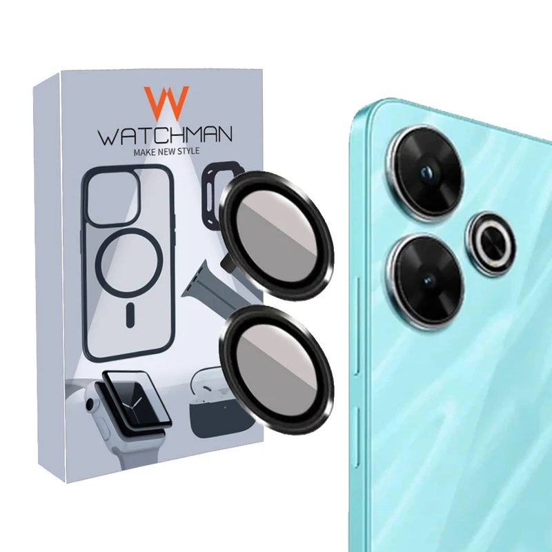 محافظ لنز دوربین واچ من مدل Ring Metal-4K مناسب برای گوشی موبایل شیائومی Redmi 13