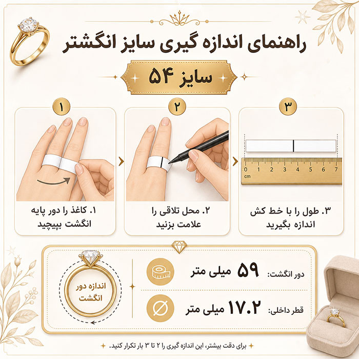 انگشتر طلا 18 عیار زنانه با طرح رولکس فرهاد گلد مدل ساحره  - 8
