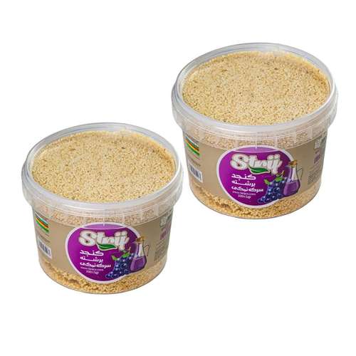 کنجد برشته سرکه نمکی استریج - 300 گرم مجموعه 2 عددی