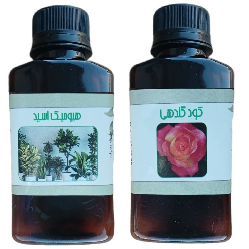 کود مایع هیومیک اسید و کود گلدهی مدل life drop حجم 110 میلی لیتر