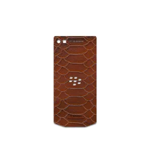 MAHOOT Brown-Snake-Leather Cover Sticker for BlackBerry Porsche Design P9982