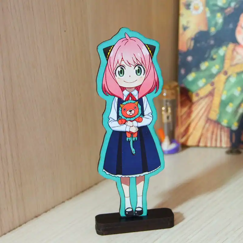 استند رومیزی تزیینی مدل انیمه spy x family طرح anya forger