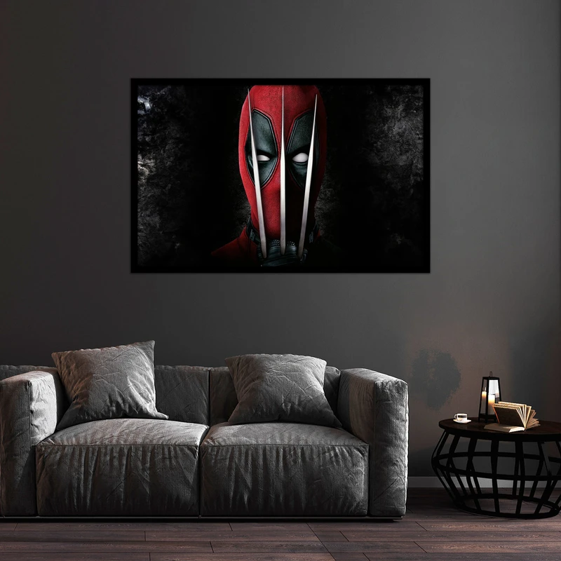 تابلو بکلیت طرح اکشن فیلم ددپول مدل B-bu2025