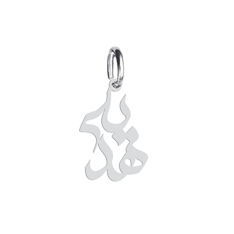 آویز گردنبند نقره هایکا طرح هدیه مدل n.ha 476
