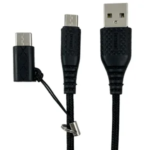 کابل تبدیل USB به MicroUSB / USB-C بیاند مدل BA-319 طول 1متر