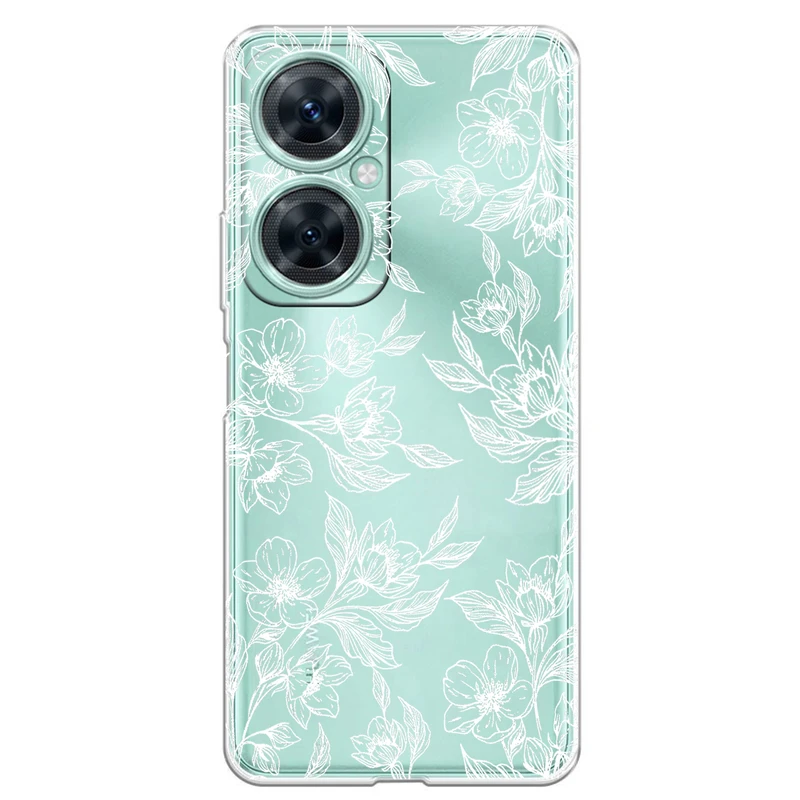 کاور مگافون طرح گل مدل C50-W مناسب برای گوشی موبایل هوآوی Nova 11i 