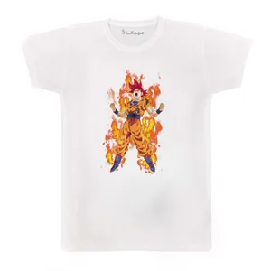 تی شرت بچگانه پرمانه طرح انیمه دراگون بال کد pmt.3781