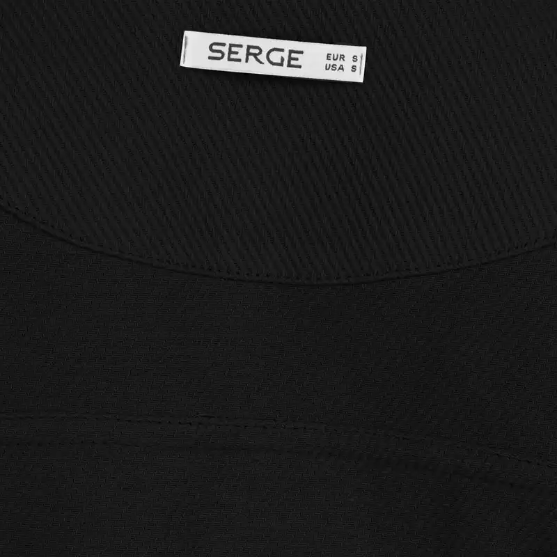 کت زنانه سرژه مدل 232158 رنگ مشکی