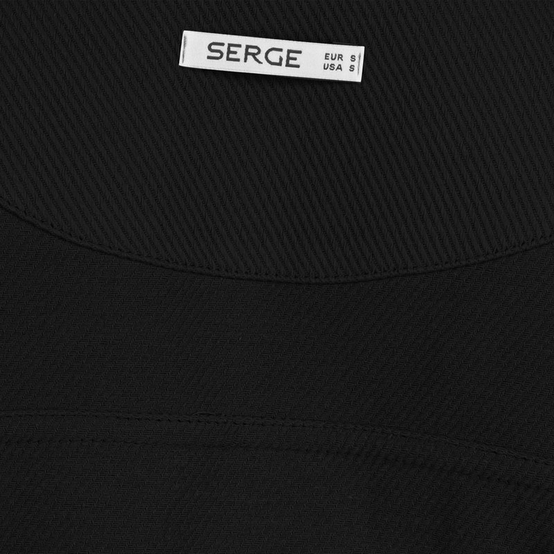 کت زنانه سرژه مدل 232158 رنگ مشکی