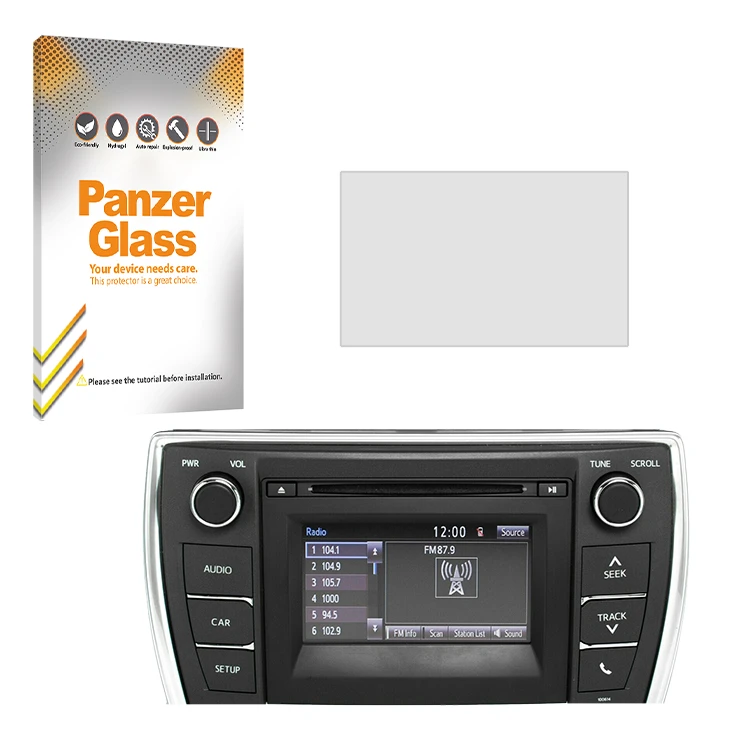 محافظ مانیتور شفاف پنزر گلس مدل Fabric مناسب برای تویوتا کمری هیبرید ال ایکس