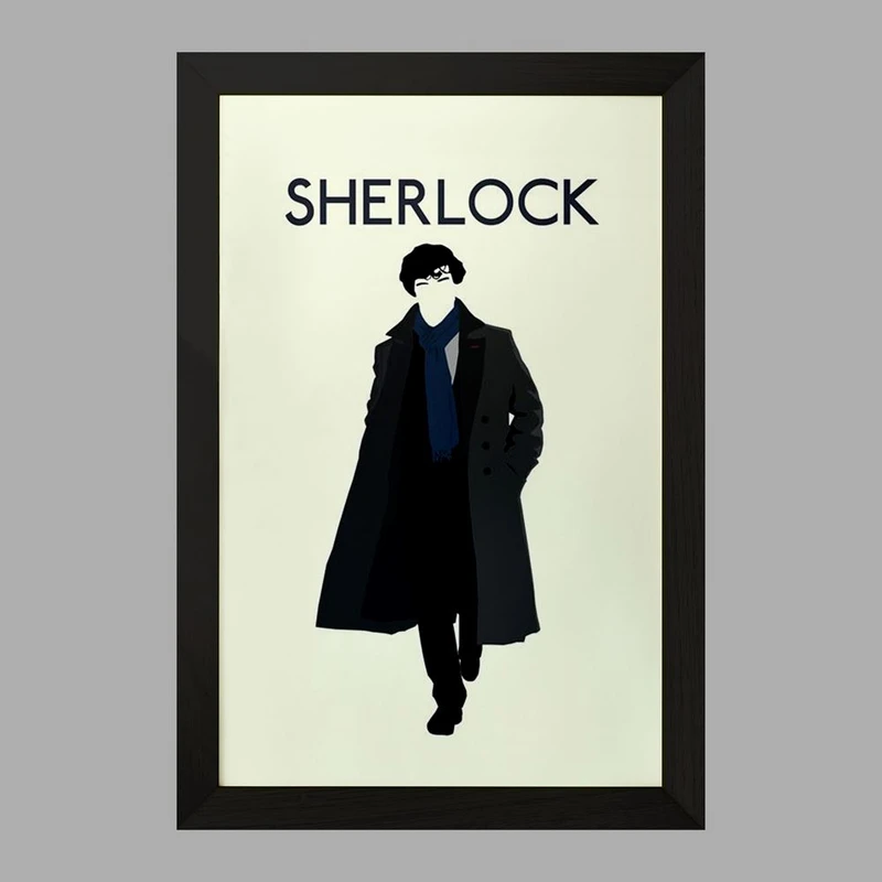تابلو خندالو مدل شرلوک هولمز Sherlock Holmes  کد 10162