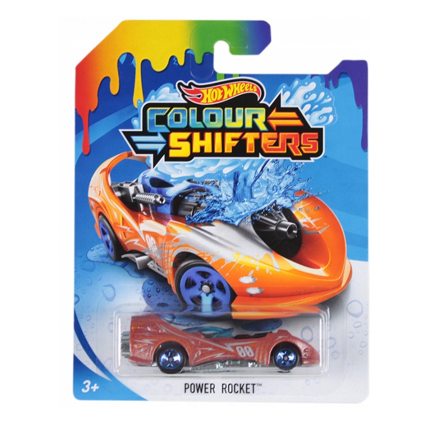 ماشین بازی هات ویلز مدل Color Shifters POWER ROCKET کد BHR15 / GBF24
