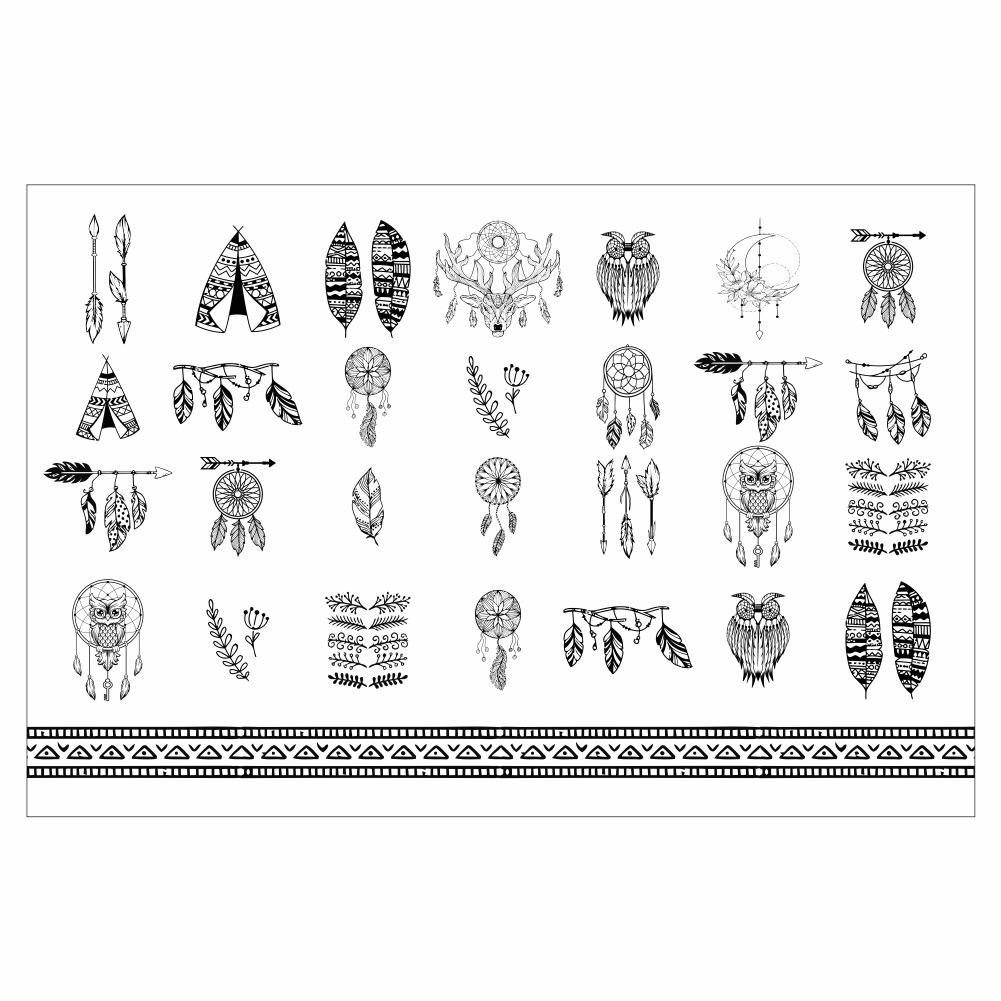    برچسب لنز ناخن مدل L2032