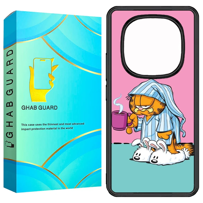 کاور قاب گارد طرح گارفیلد مدل GN14P مناسب برای گوشی موبایل شیائومی Redmi Note 14 Pro 5G / Note 14 Pro Plus 5G