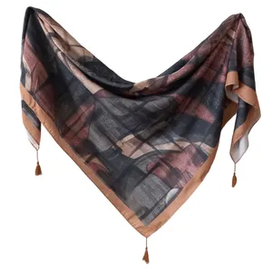 روسری زنانه مدل هنری قواره دار