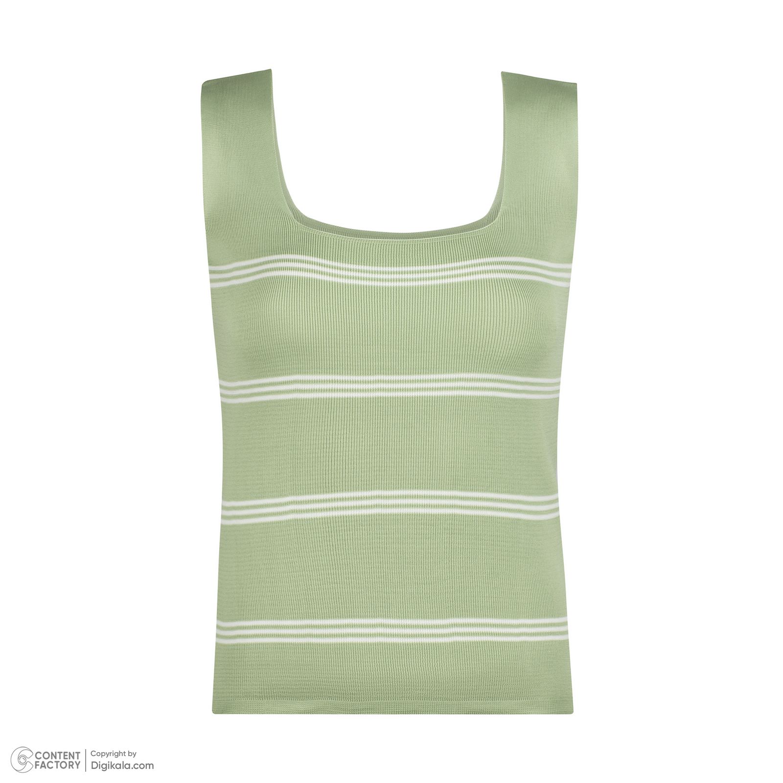 تاپ بافت زنانه نیزل مدل 208 رنگ سبز -  - 4