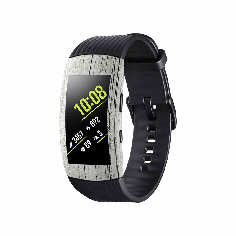 برچسب ماهوت طرح White-Wood مناسب برای ساعت هوشمند سامسونگ Galaxy Gear Fit 2 Pro